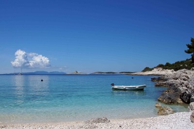 A Beach on Hvar, Croatia