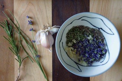 Lavender, Rosemary & Garlic Rub