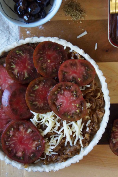 Assembling the Tomato Tart 3