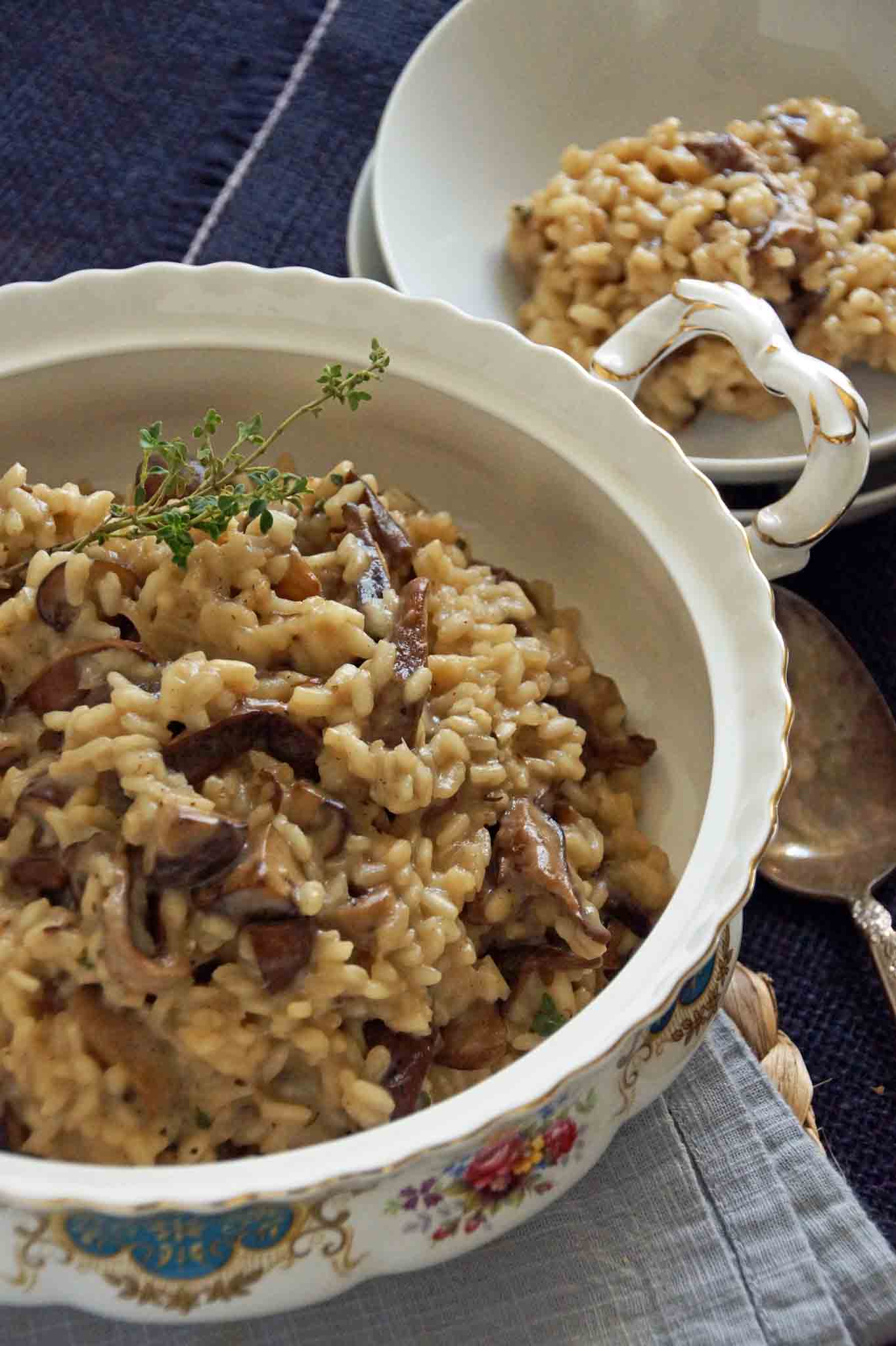 Wild Mushroom Risotto | strawberryplum