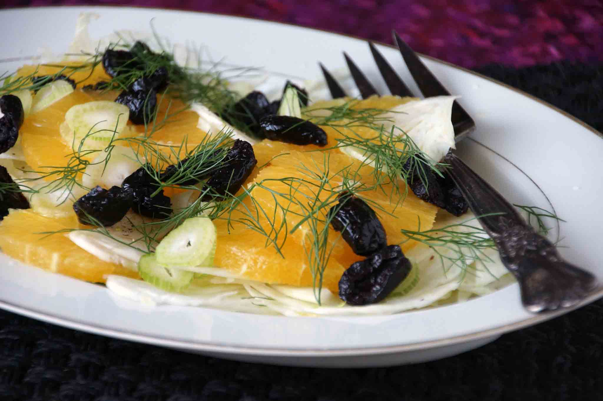 Fennel, Orange & Black Olive Salad strawberryplum