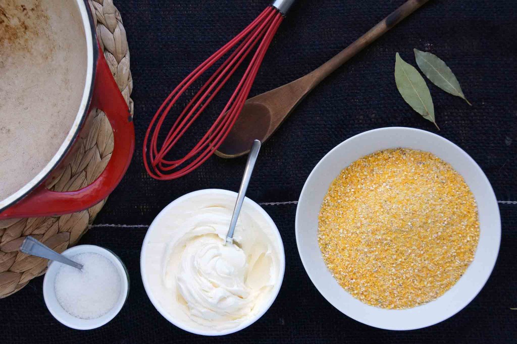 Creamy Mascapone Polenta Ingredients