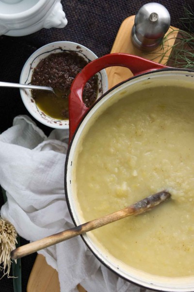 Pureed Potato, Fennel & Leek Soup